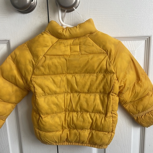 Toddler Boys Yellow Puffer Jacket - Picture 3 of 3